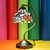 Abajur Tiffany Cúpula Vitral Mosaico De Cores Mesa 38x18cm - Tuberias Comércio | Loja de Decoração, Presentes e Jardim