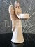Anjo Castiçal Médio Resina Decoração Anjinho 27x10cm - Tuberias Comércio | Loja de Decoração, Presentes e Jardim