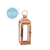 Lanterna Marroquina Decorativa Pequena Metal Cor Cobre - comprar online