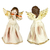 Escultura Angelical Anjo De Resina Decorativa 16cm Altura