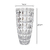 Vaso De Vidro Cristal Resistente Design no Vidro 28x14cm - comprar online