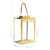 Lanterna Marroquina Dourada Alça Corda Grande 38cm Altura - comprar online
