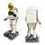 Escultura Astronauta Branco Decoração Resina 22,5x12cm na internet