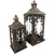 Conjunto 2 Lanternas Marroquinas Envelhecida Rústica 53/35cm