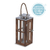 Lanterna Marroquina Wood Com Alça Corda Pequena 32x13cm - comprar online