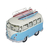 Kombi Metal Grande Vintage Enfeite Decorativo Azul