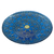 Prato Turco Decorativo Azul Com Detalhes Cor Ouro 10,5x33cm - comprar online