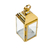 Lanterna Marroquina Cromada Cor Dourada Pequena Metal Vidro - Tuberias Comércio | Loja de Decoração, Presentes e Jardim