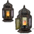 Lanterna Marroquina Decorativa 51x27,5 C/Lâmpada Efeito Fogo - comprar online