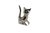 Gato Decorativo Pequeno de Metal Enfeite Casa 10cm