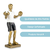 Escultura De Resina Homem Fit Musculução Decoração 26x15,6cm - comprar online