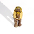 Estatueta Elefante De Resina Detalhes Dourado 12cm Altura na internet
