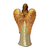 Anjo Castiçal Resina Decoração Pequeno Dourada 19cm - comprar online
