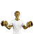 Escultura De Resina Homem Fit Musculução Decoração 26x15,6cm - Tuberias Comércio | Loja de Decoração, Presentes e Jardim
