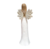 Anja Mulher Segurando Pomba Branca de Resina 25cm Altura na internet