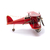 Avião de Metal Decorativo Grande Vermelho 30x26x13cm - loja online