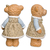 Estatuetas Casal De Urso Resina Baby Decoração Sala Quarto - Tuberias Comércio | Loja de Decoração, Presentes e Jardim