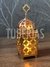 Lanterna Marroquina Pequena Dourada Quadrada 29cm C/ Vela na internet