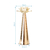 Castiçal Flor De Lotus Vidro Decorativo Dourado 30x12cm - comprar online