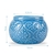 Vaso Cachepot Porcelana Suculenta Flores Cor Azul 7x10cm - Tuberias Comércio | Loja de Decoração, Presentes e Jardim