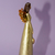 Anjo Dourado de Resina Detalhe Coração Decorativo 24cm - loja online