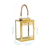 Lanterna Marroquina Dourada Alça Corda Pequena 29cm Altura - comprar online