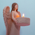 Castiçal de Anjo Com 5 Velas Rechaud Decoração de Natal - loja online