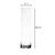 Vaso de Vidro Transparente Ornamental Tubo 38x9cm - comprar online