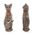 Escultura Decorativa Gato De Resina 25cm Altura - loja online