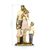 Estatueta Familia De Resina Dourada Decorativa 25x18,5cm na internet