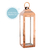 Lanterna Marroquina Decorativa Grande Metal Cor Cobre - comprar online
