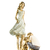 Estatueta Dourada Mãe Filho Cachorro Resina Decoração 24cm - loja online