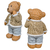 Escultura Urso Resina Baby Decoração Sala Quarto 30x16cm - Tuberias Comércio | Loja de Decoração, Presentes e Jardim