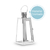Lanterna Marroquina Triangular Metal Pequena Prata 28x10cm - comprar online