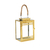 Lanterna Marroquina Dourada Alça Corda Pequena 29cm Altura