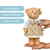 Escultura Urso Resina Baby Decoração Sala Quarto 29x14cm na internet