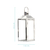 Lanterna Marroquina Prata Design Moderno Pequena 35cm - comprar online