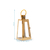 Lanterna Marroquina Triangular Metal Dourada Pequena na internet