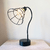 Luminária Decorativa Industrial Preta com Lâmpada Led 35cm - comprar online