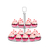Kit Com 2 Porta Doces Bolo Cupcakes Duplo - loja online