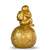 Estatueta Astronauta Sentado Lua De Resina Dourado 15x10cm - loja online