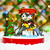 Cenário Natalino Mickey Mini Lago Cisne Decoração Natal - loja online