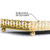 Bandeja Retangular Decorativa Metal Espelhada Cor Dourada - Tuberias Comércio | Loja de Decoração, Presentes e Jardim