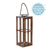 Lanterna Marroquina Wood Com Alça Corda Grande 48x18cm - comprar online