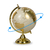 Enfeite Decorativo Globo Terrestre Grande 32cm Dourado na internet