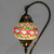 Luminária Pedente Modelo Turco Mosaico Colorido 37cm - loja online