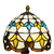 Abajur Tiffany Cúpula Vitral Mosaico De Cores Mesa 38x30cm - Tuberias Comércio | Loja de Decoração, Presentes e Jardim