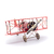 Avião de Metal Decorativo Grande Vermelho 30x26x13cm - Tuberias Comércio | Loja de Decoração, Presentes e Jardim