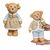 Estatuetas Casal De Urso Resina Baby Decoração Sala Quarto - comprar online