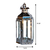 Lanterna Marroquina Hexagonal Cor Grafite Pequena 36x14cm - comprar online